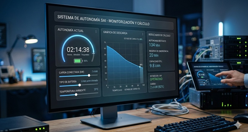 calculadora de autonomía de SAI